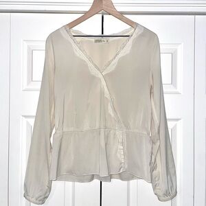 Cream A&F Blouse